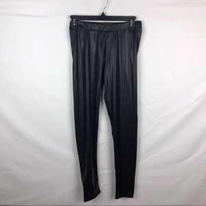 Material Girl Juniors’ Black Leggings Size L